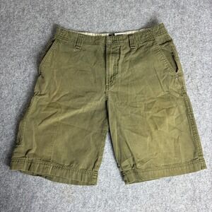 Alpine Design Men's 30x10 Olive Green Cargo Shorts Outdoor Utility 100% Cotton